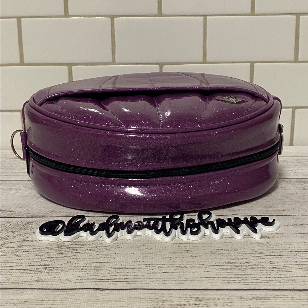 *Double K Originals OOAK Purple Light Up Pumpkin with GITD Bats Purse Bag Set - Picture 11 of 16